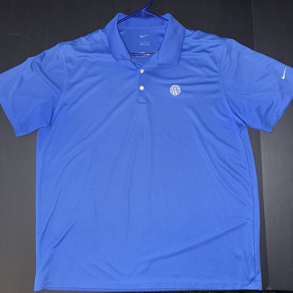 Men's XL Nike Polo Blue Short Sleeve Westhaven Golf Club in Franklin Tennessee